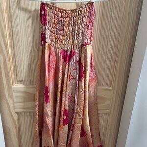 Wide-Leg Gypsy pants 100% Silk